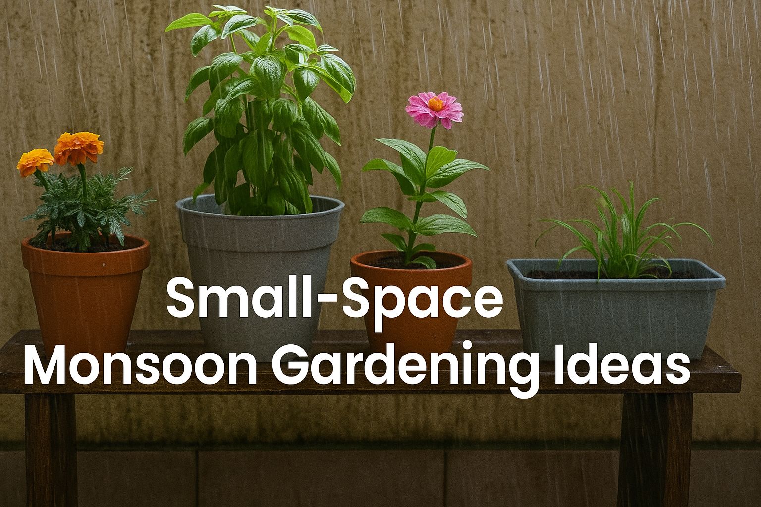 Small-Space Monsoon Gardening Ideas | Urban Plant
